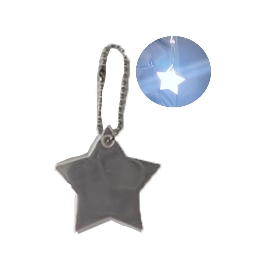 1PC Streamer Reflective Keychains High Visibility Safety Reflector Bag Pendant Keyings Accessories For Kids Women Men Gifts