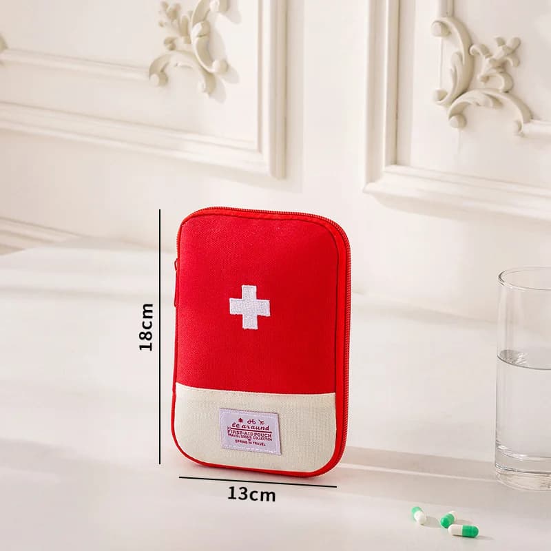 Portable Large Capacity Foldable Oxford Cloth Medical First Aid Kit Multi-Purpose Drug Storage Bag Home Travel Emergency Bag