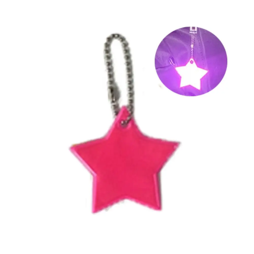 1PC Streamer Reflective Keychains High Visibility Safety Reflector Bag Pendant Keyings Accessories For Kids Women Men Gifts