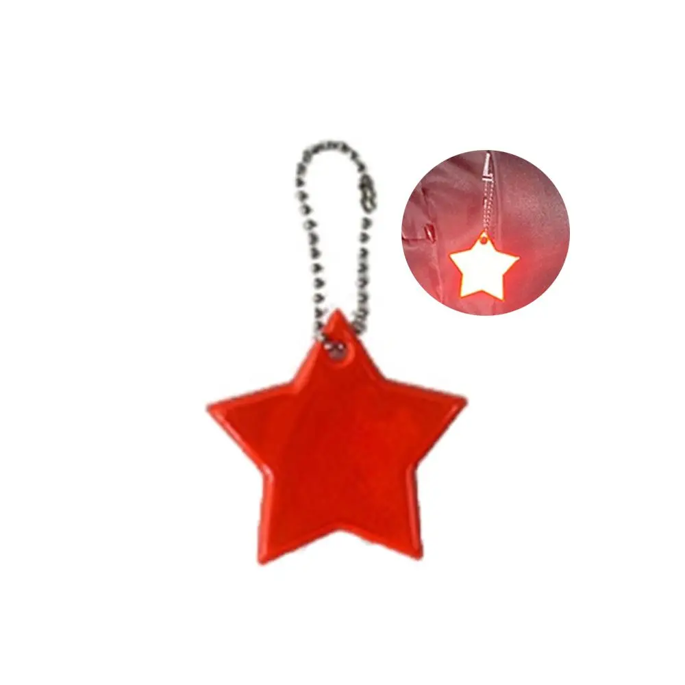 1PC Streamer Reflective Keychains High Visibility Safety Reflector Bag Pendant Keyings Accessories For Kids Women Men Gifts