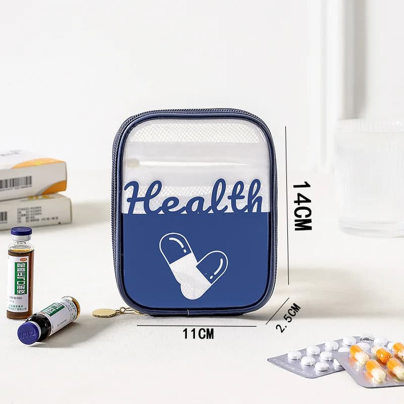 Portable Large Capacity Foldable Oxford Cloth Medical First Aid Kit Multi-Purpose Drug Storage Bag Home Travel Emergency Bag