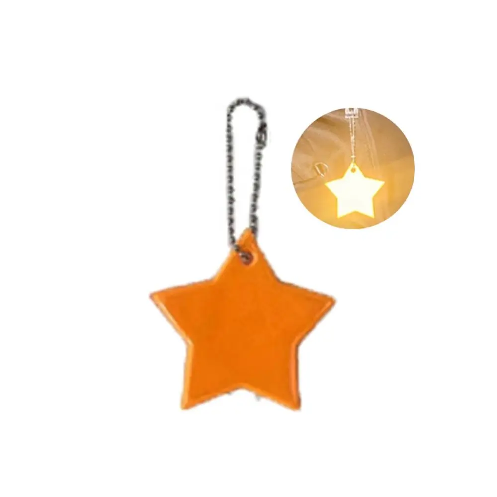1PC Streamer Reflective Keychains High Visibility Safety Reflector Bag Pendant Keyings Accessories For Kids Women Men Gifts